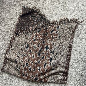 Printed blanket scarf  